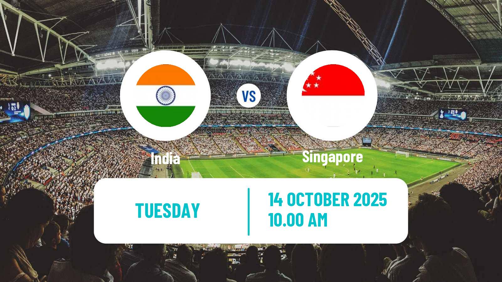 Football Asian Cup India - Singapore