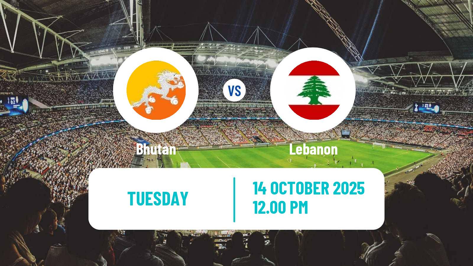 Football Asian Cup Bhutan - Lebanon