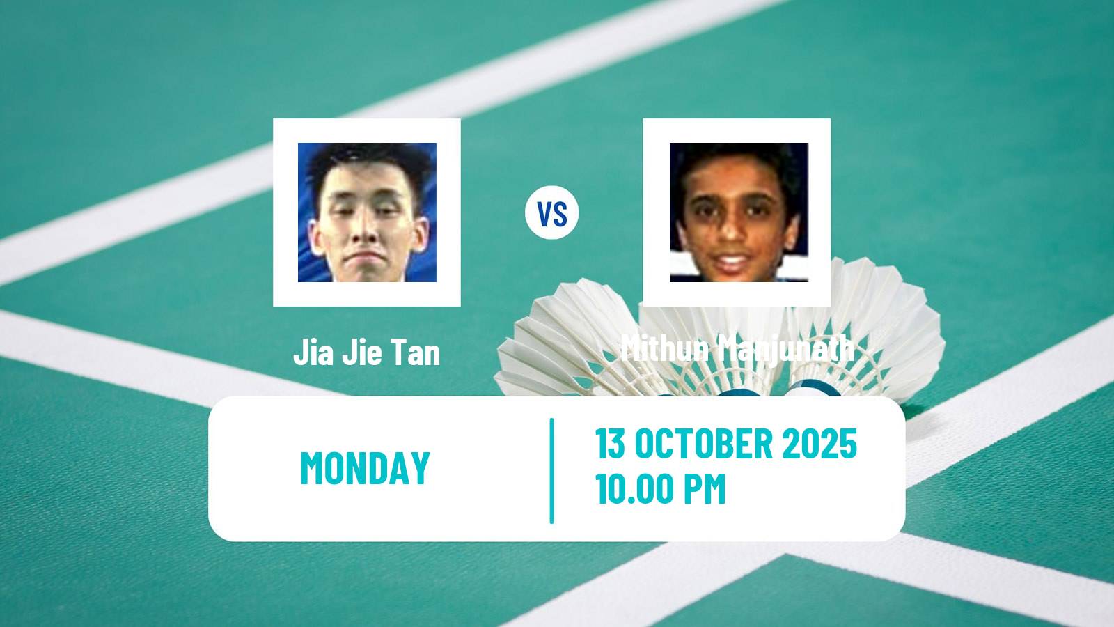 Badminton BWF World Tour Kl Masters Malaysia Super 100 Men Jia Jie Tan - Mithun Manjunath
