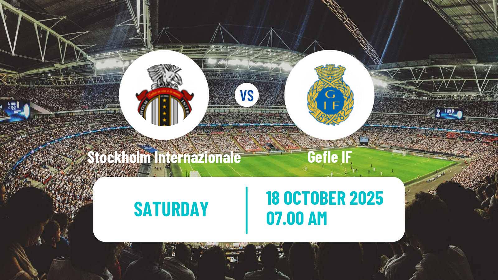 Football Swedish Division 1 Norra Stockholm Internazionale - Gefle