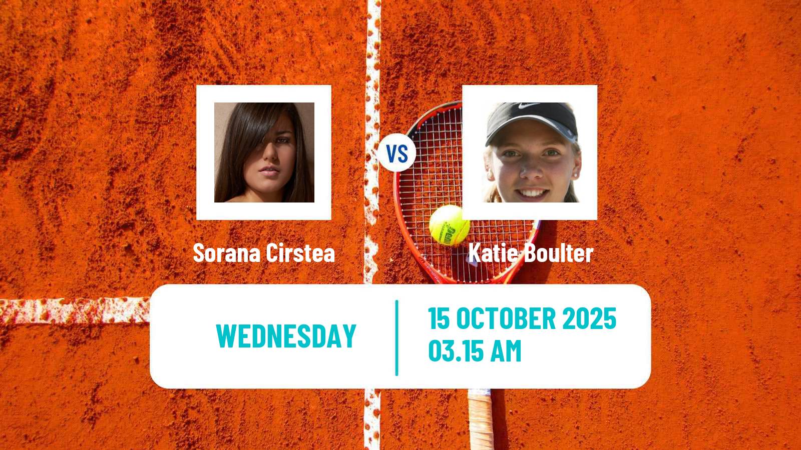 Tennis WTA Osaka Sorana Cirstea - Katie Boulter