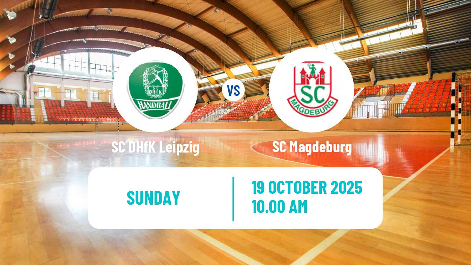 Handball German Bundesliga Handball SC DHfK Leipzig - Magdeburg