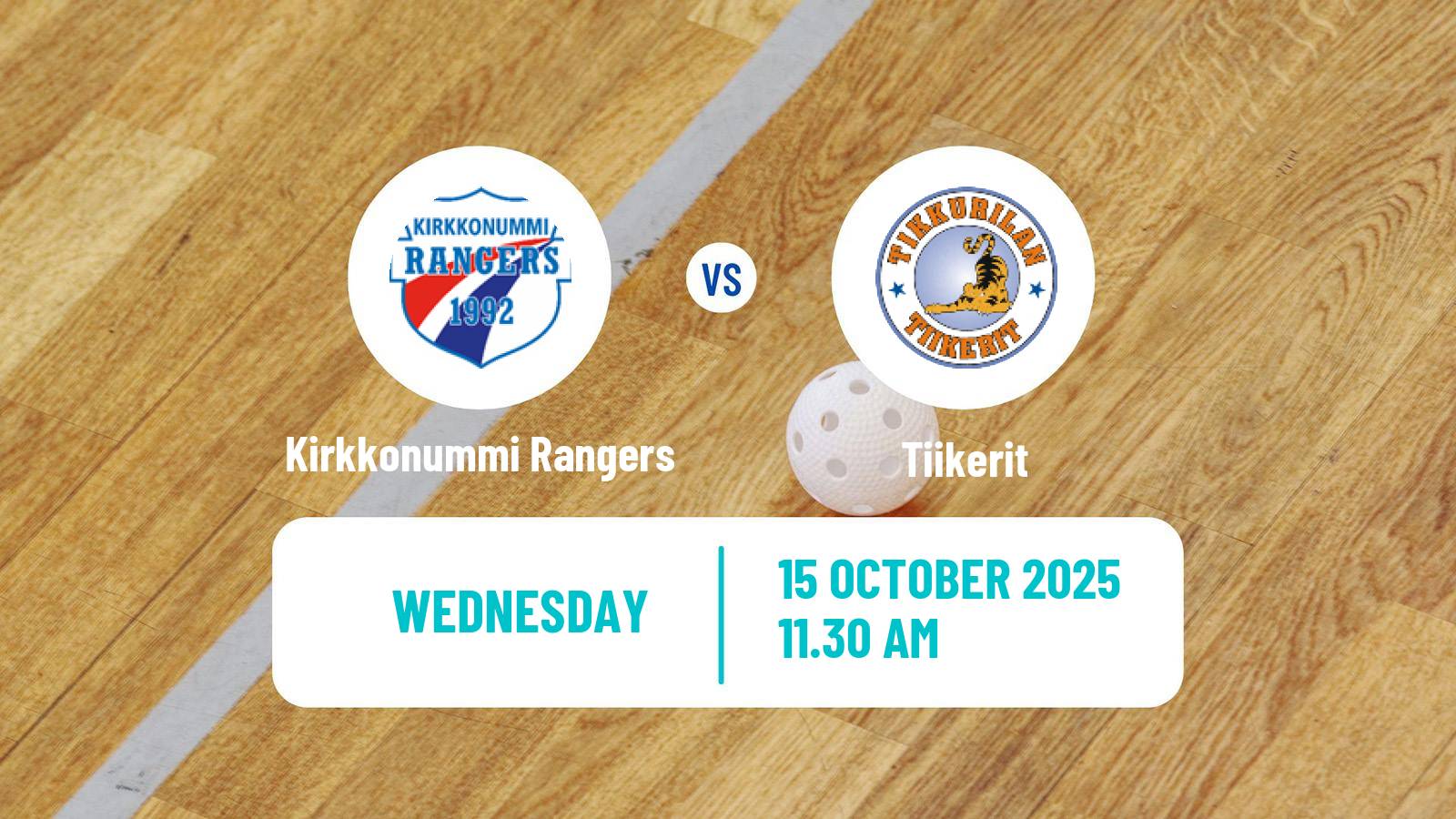 Floorball Finnish Divari Kirkkonummi Rangers - Tiikerit