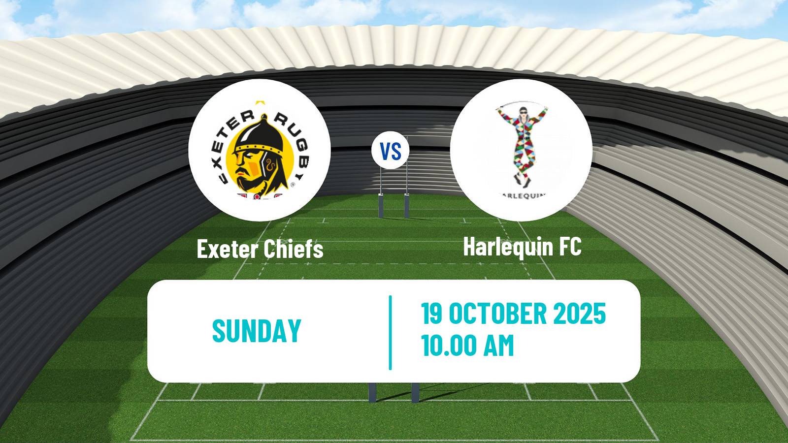 Rugby union English Premiership Rugby Exeter Chiefs - Harlequins