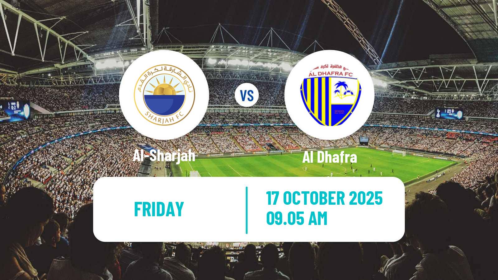 Football UAE Football League Al-Sharjah - Al Dhafra Football UAE Football League Al-Sharjah - Al Dhafra