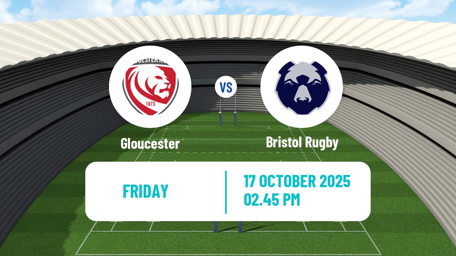 Rugby union English Premiership Rugby Gloucester - Bristol Rugby