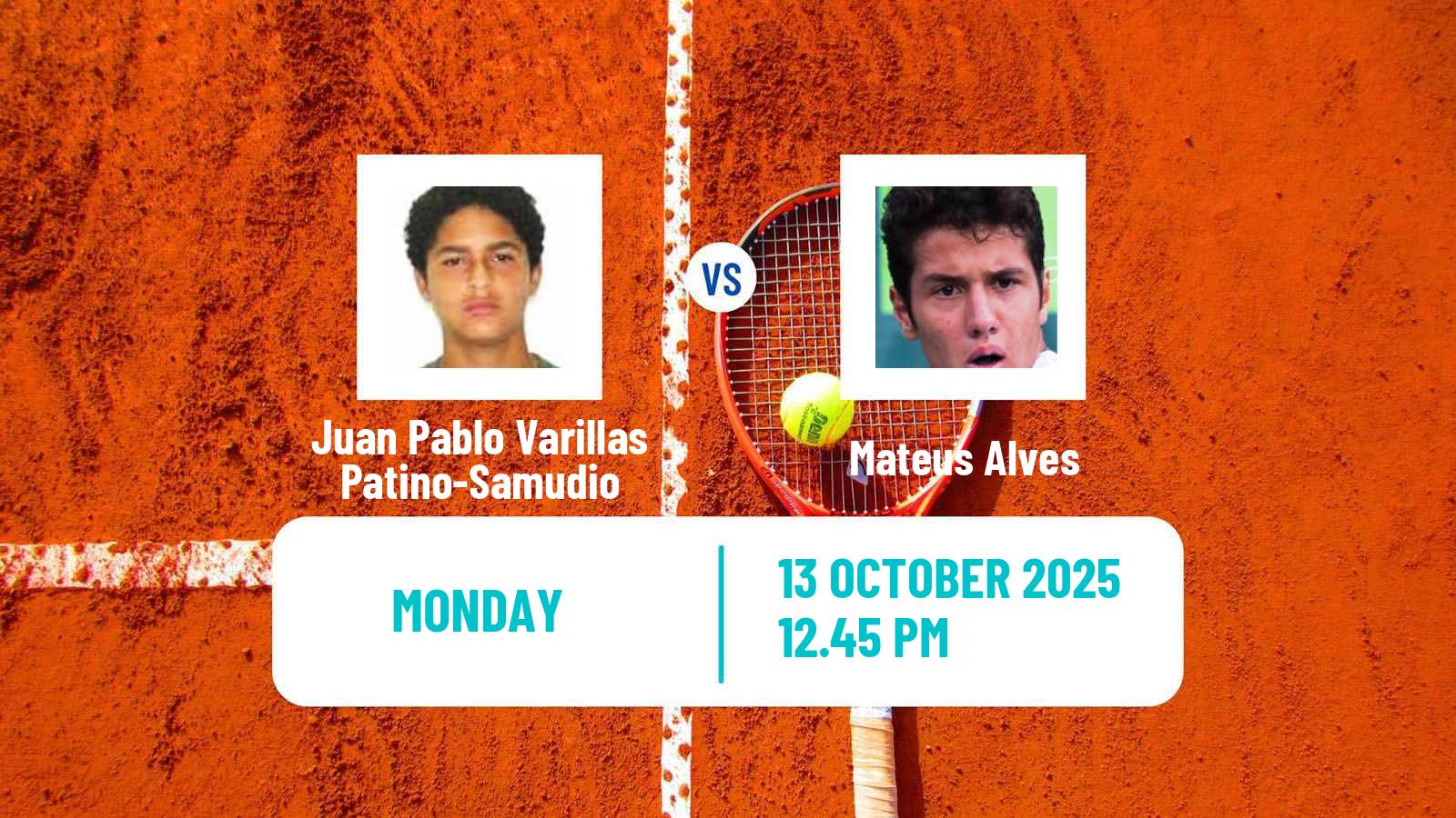Tennis Curitiba Challenger Men Juan Pablo Varillas Patino-Samudio - Mateus Alves