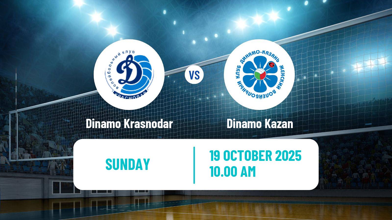 Volleyball Russian Super League Volleyball Women Dinamo Krasnodar - Dinamo Kazan