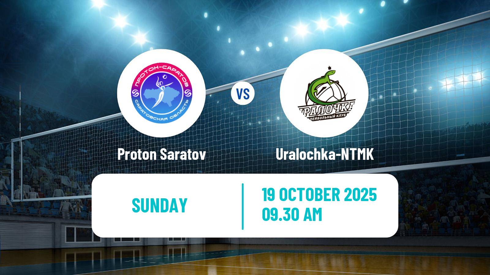 Volleyball Russian Super League Volleyball Women Proton Saratov - Uralochka-NTMK