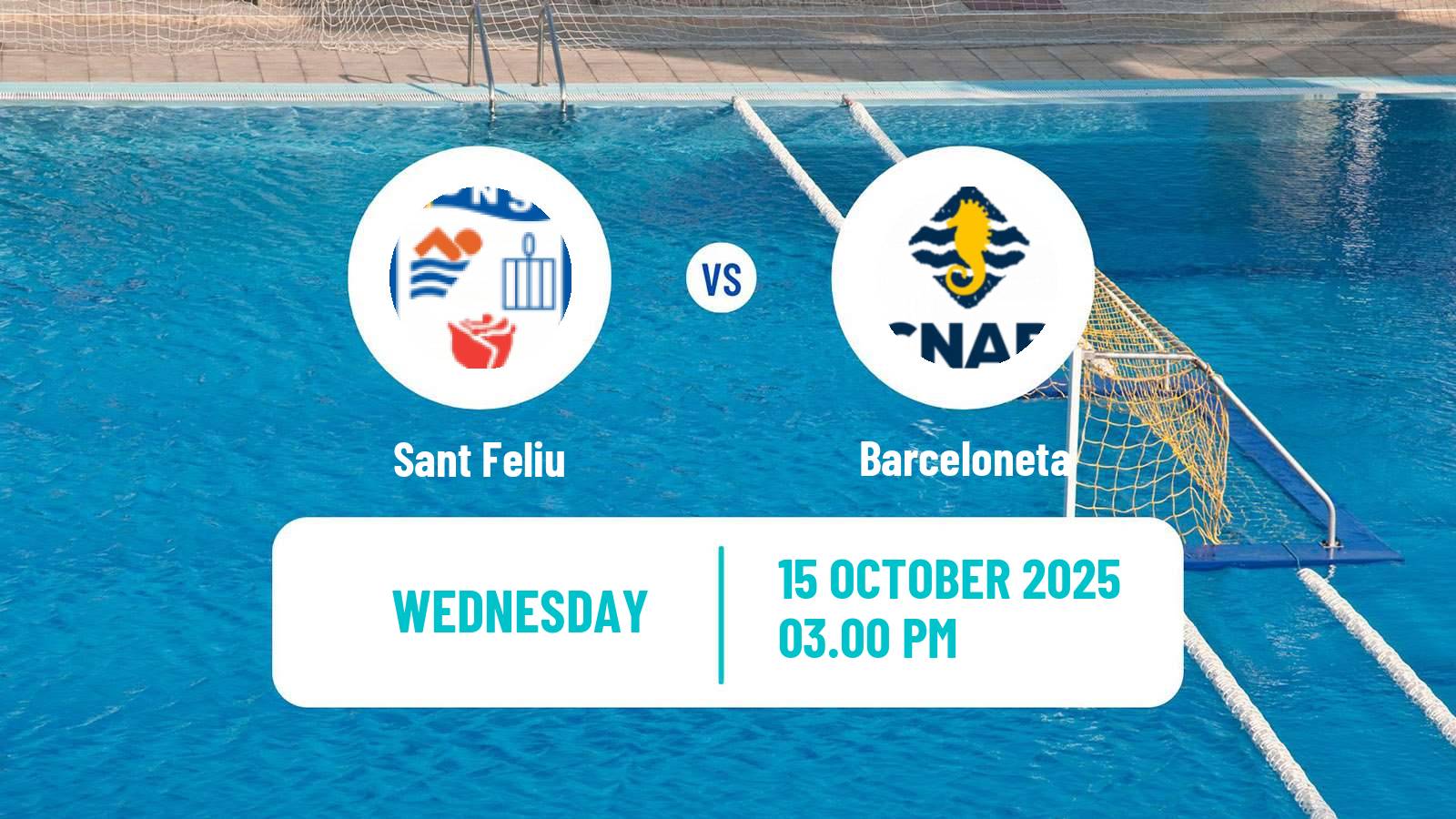 Water polo Spanish Liga Premaat Women Sant Feliu - Barceloneta