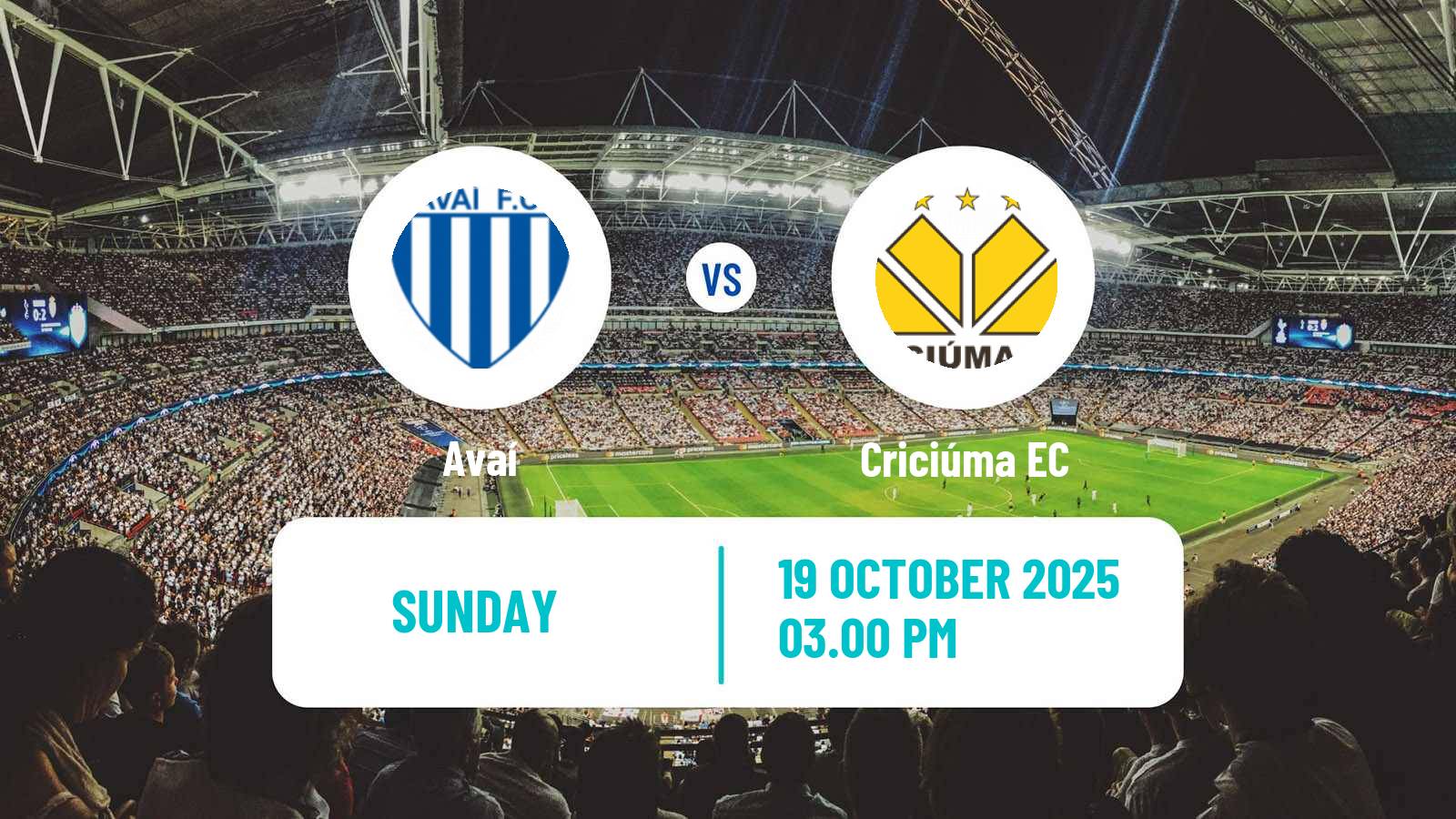 Football Brazilian Serie B Avaí - Criciúma
