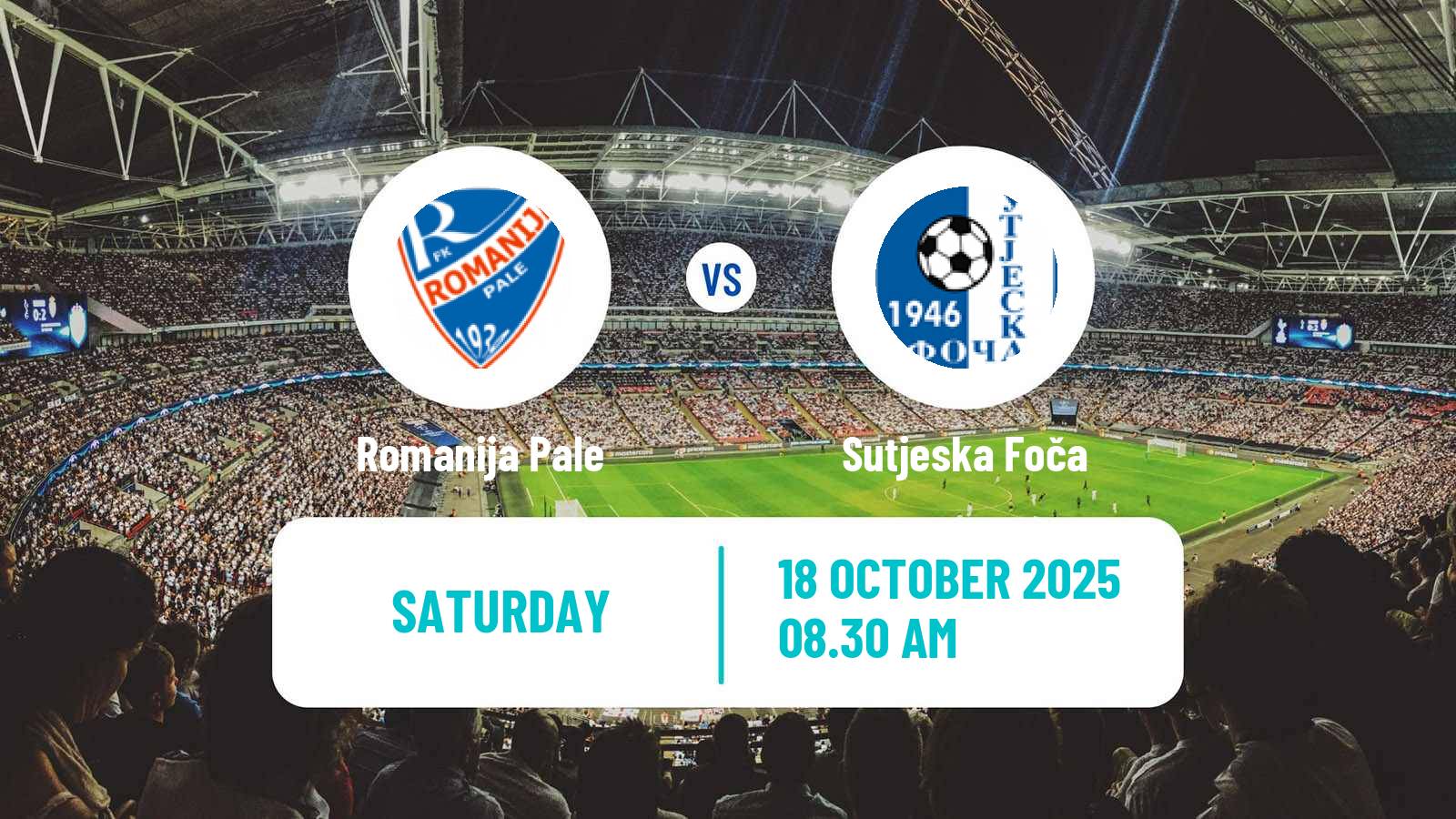 Football Bosnian Prva Liga RS Romanija Pale - Sutjeska Foča