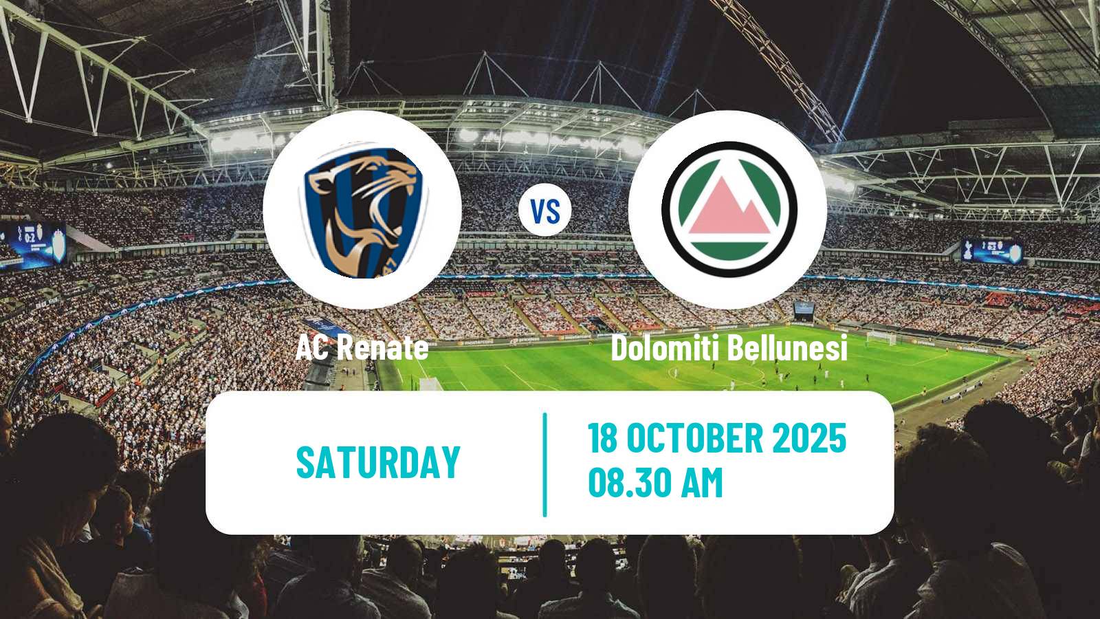 Football Italian Serie C Group A Renate - Dolomiti Bellunesi