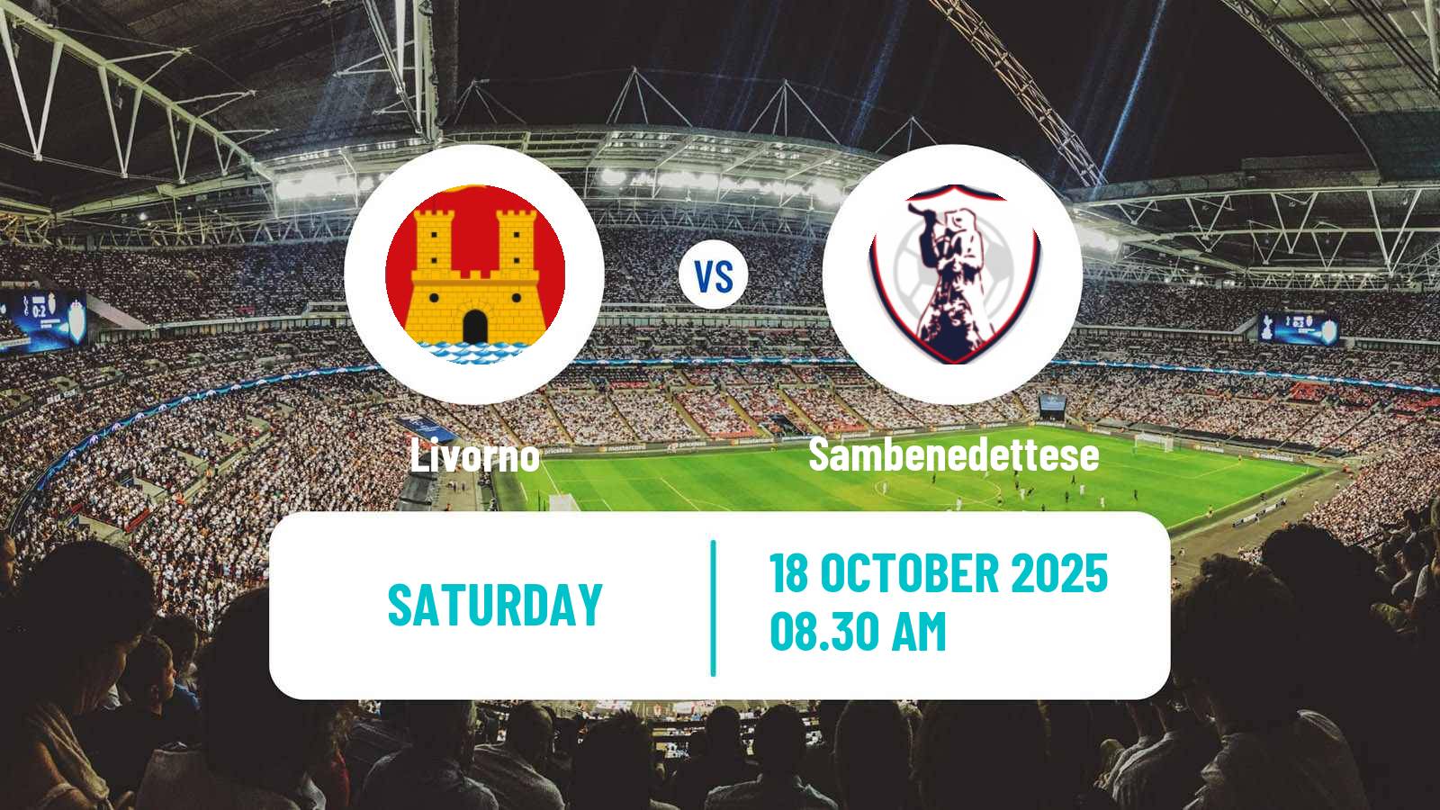 Football Italian Serie C Group B Livorno - Sambenedettese