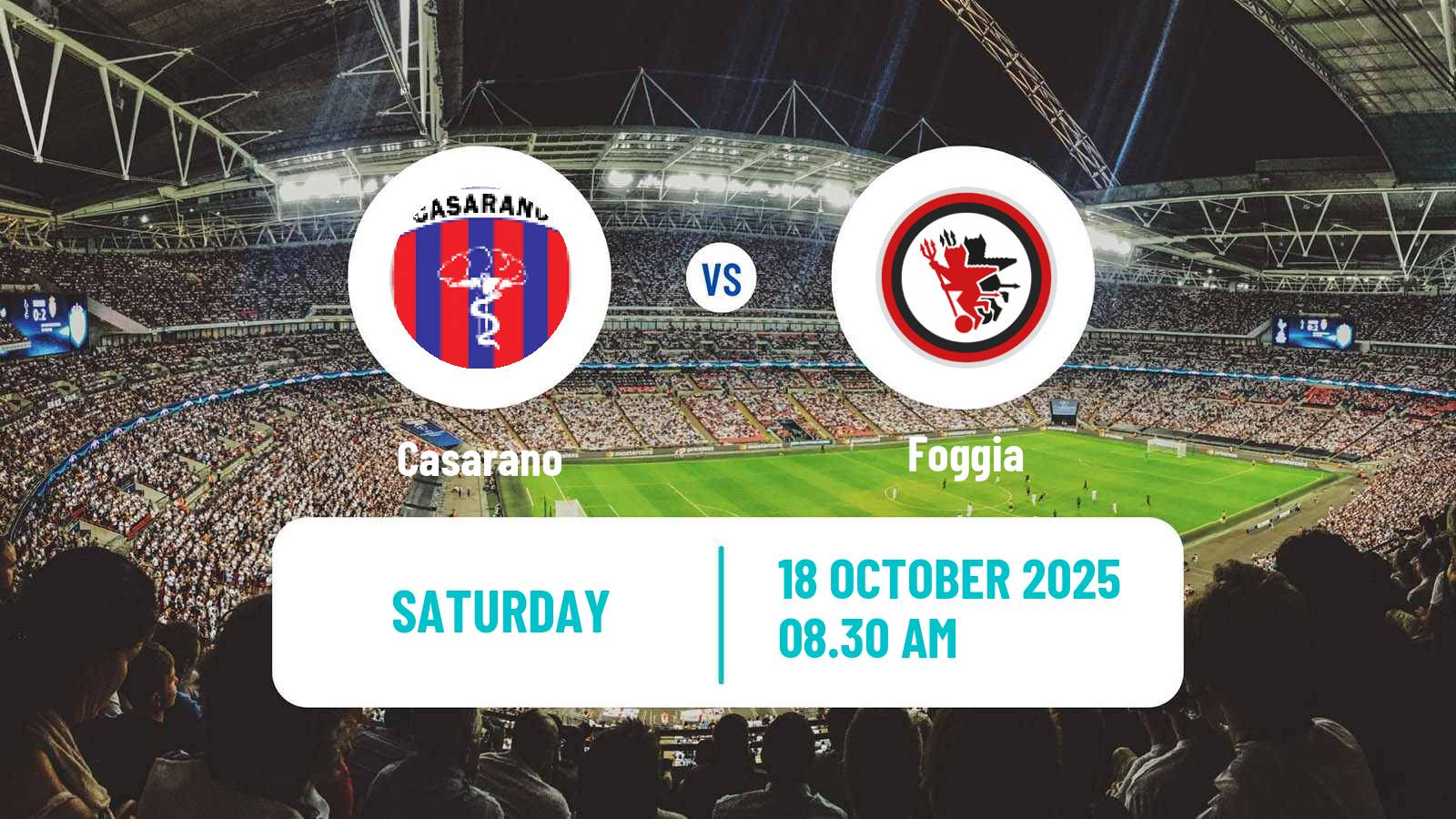 Football Italian Serie C Group C Casarano - Foggia