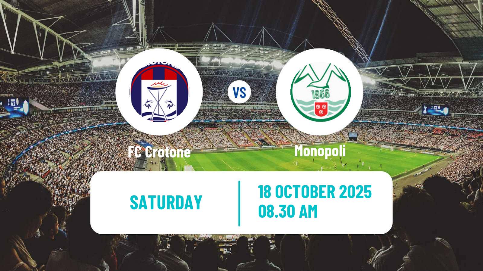 Football Italian Serie C Group C Crotone - Monopoli