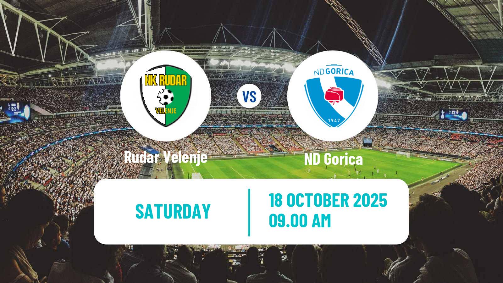 Football Slovenian 2 SNL Rudar Velenje - Gorica