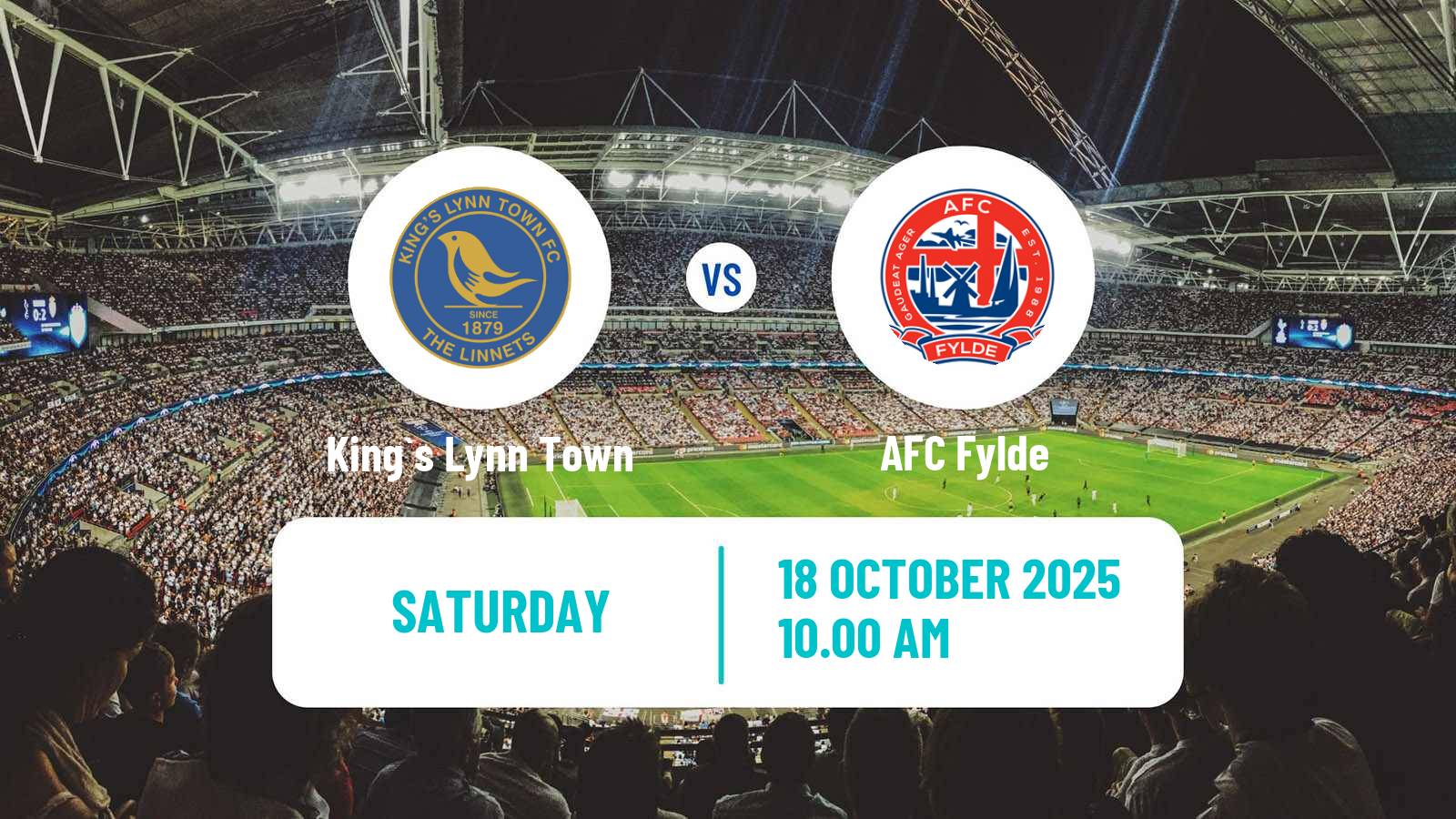 Football English National League North King`s Lynn Town - Fylde