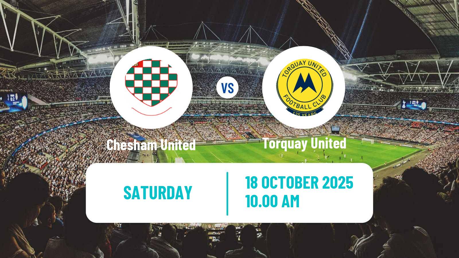 Football English National League South Chesham United - Torquay United