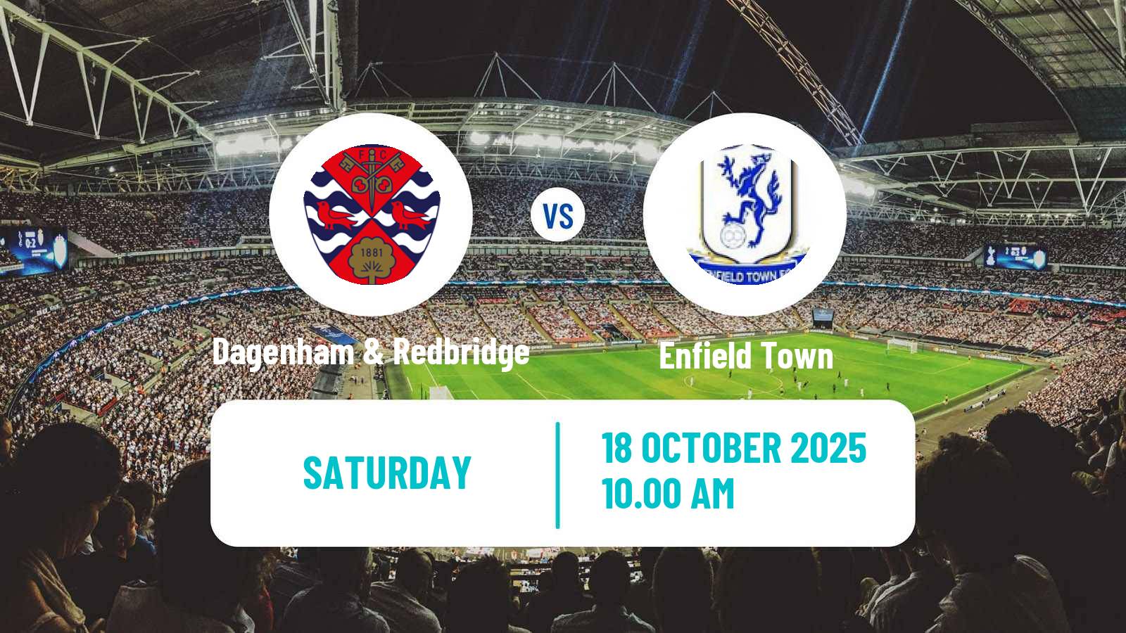 Football English National League South Dagenham & Redbridge - Enfield Town