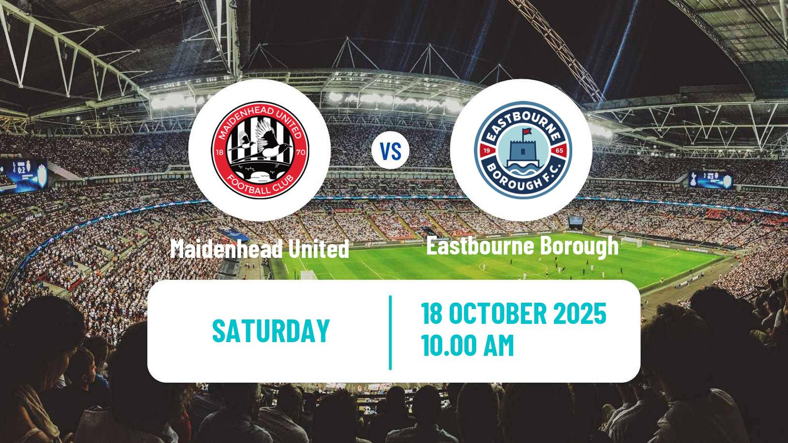 Football English National League South Maidenhead United - Eastbourne Borough