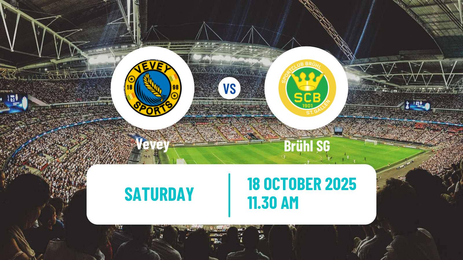 Football Swiss Promotion League Vevey - Brühl