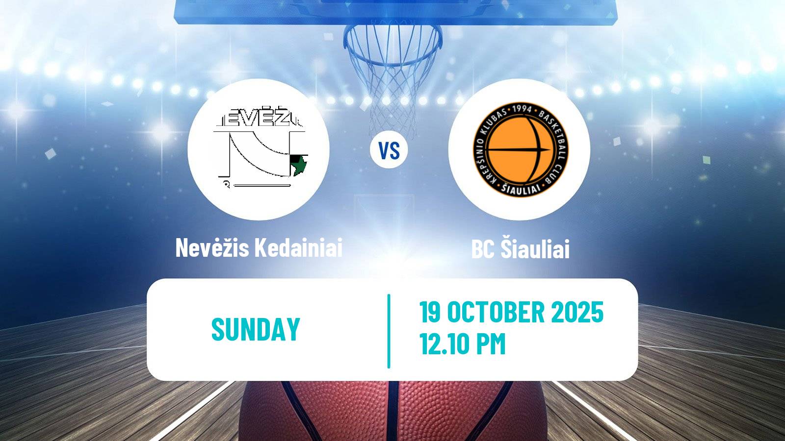 Basketball Lietuvos Krepsinio Lyga Nevėžis Kedainiai - Šiauliai