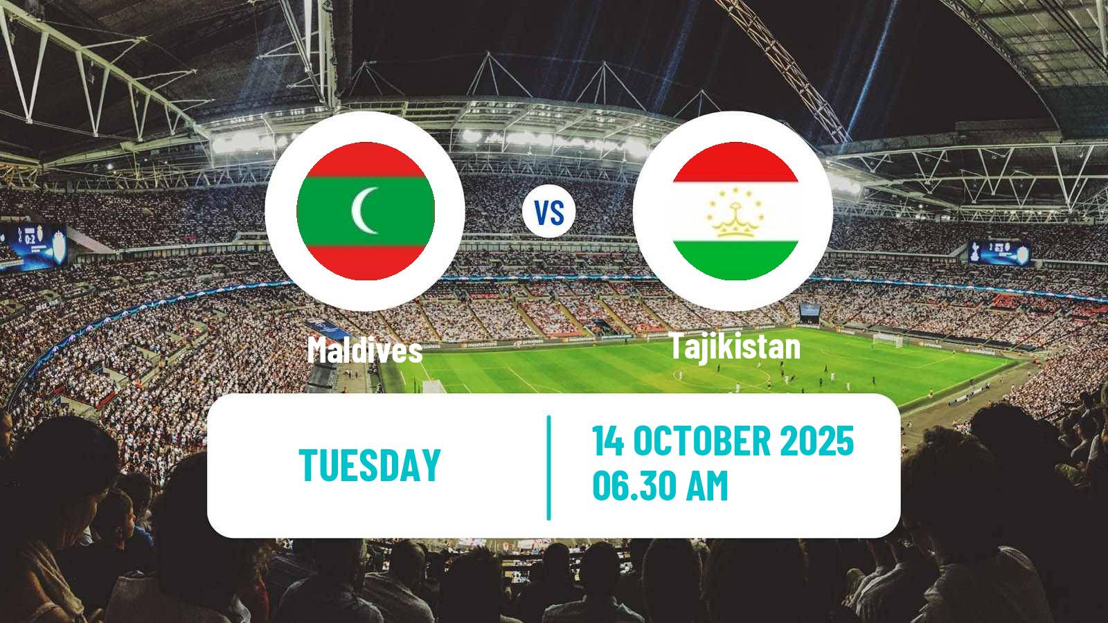 Football Asian Cup Maldives - Tajikistan