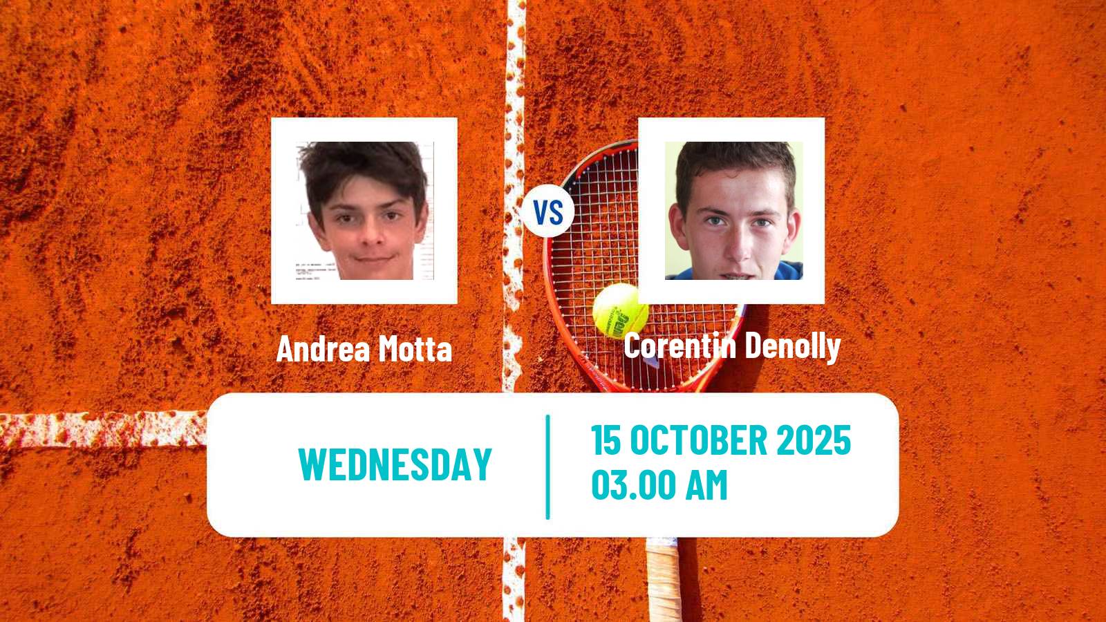 Tennis ITF M25 Kigali 2 Men Andrea Motta - Corentin Denolly