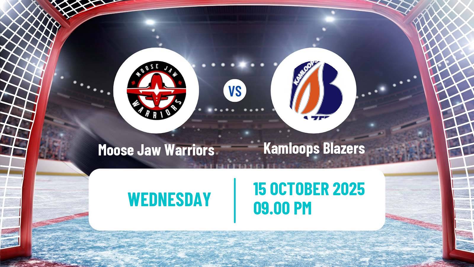 Hockey WHL Moose Jaw Warriors - Kamloops Blazers
