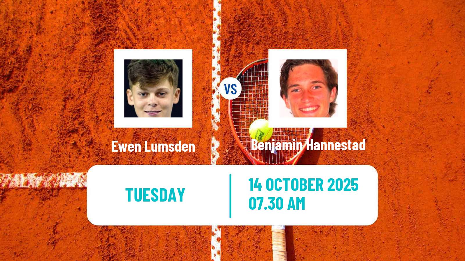 Tennis ITF M25 Monastir 8 Men Ewen Lumsden - Benjamin Hannestad