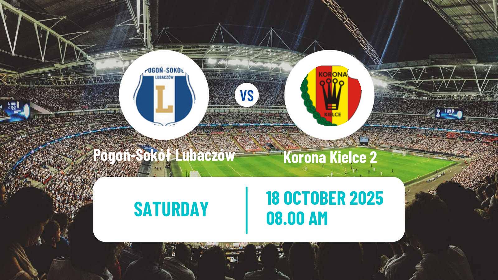 Football Polish Division 3 - Group IV Pogoń-Sokół Lubaczów - Korona Kielce 2