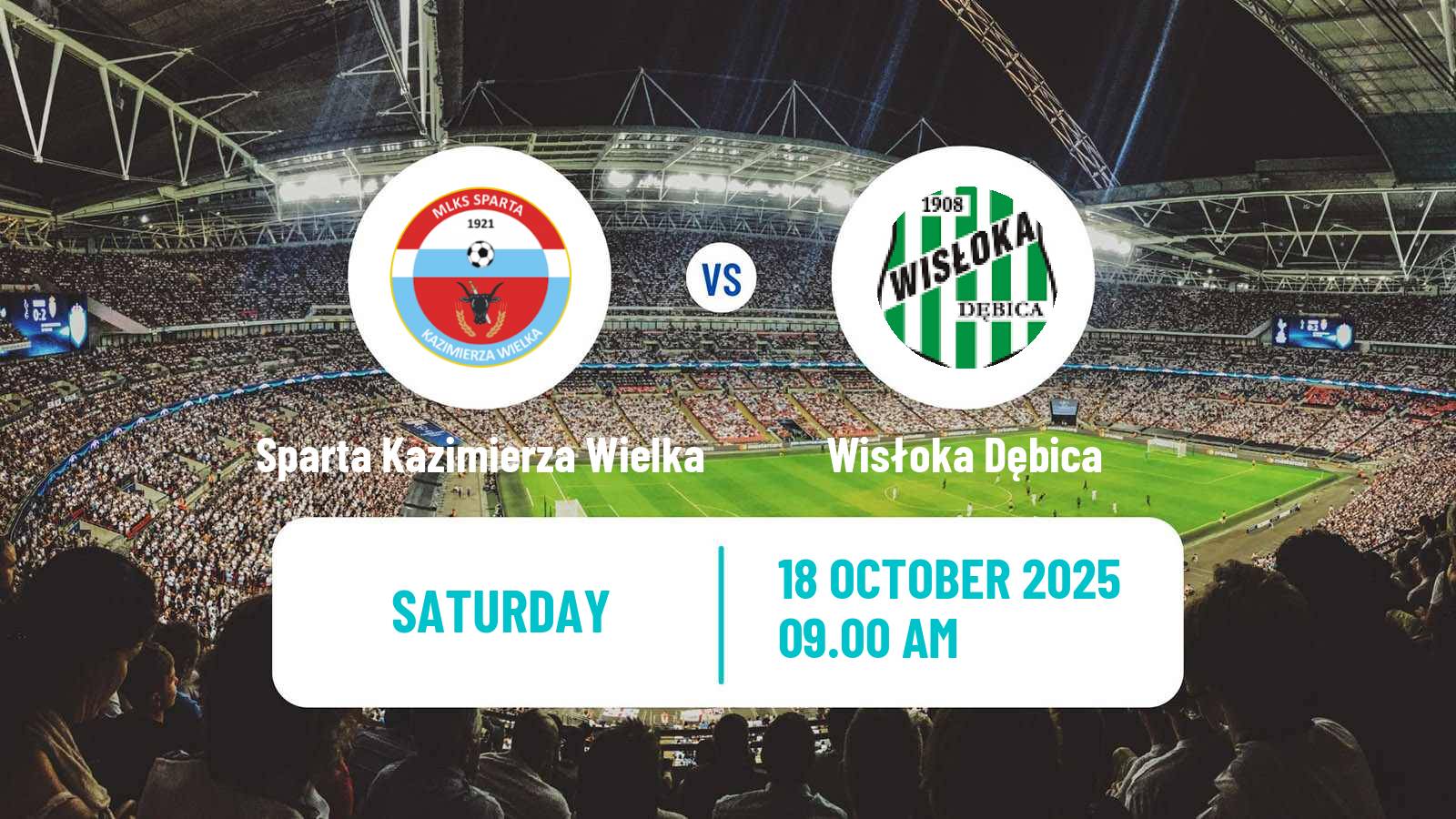 Football Polish Division 3 - Group IV Sparta Kazimierza Wielka - Wisłoka Dębica
