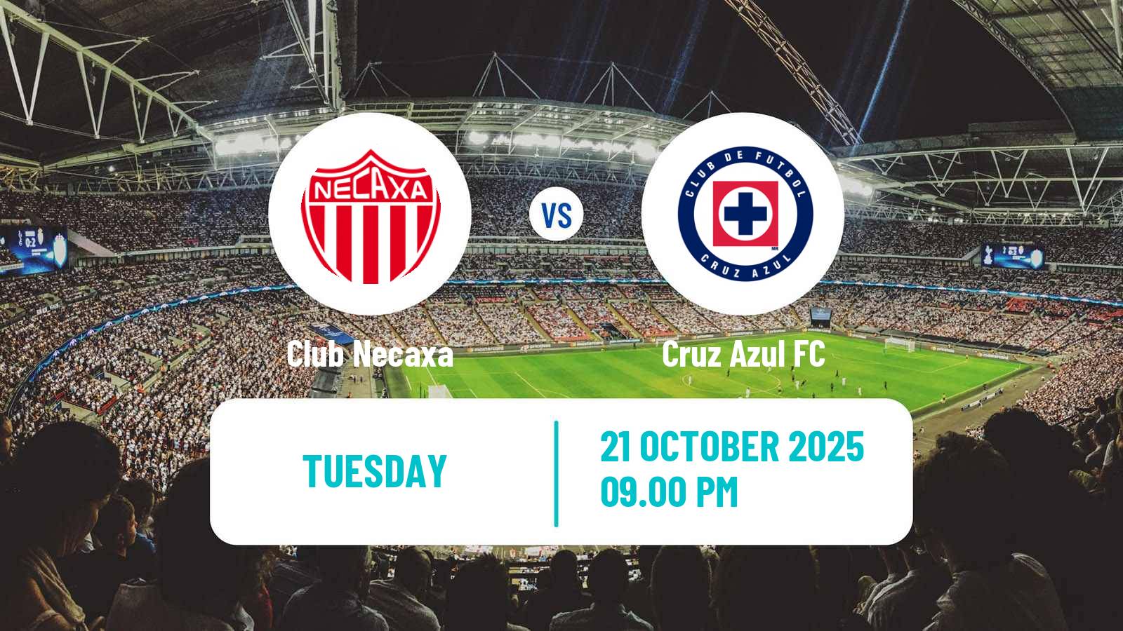 Football Mexican Liga MX Necaxa - Cruz Azul