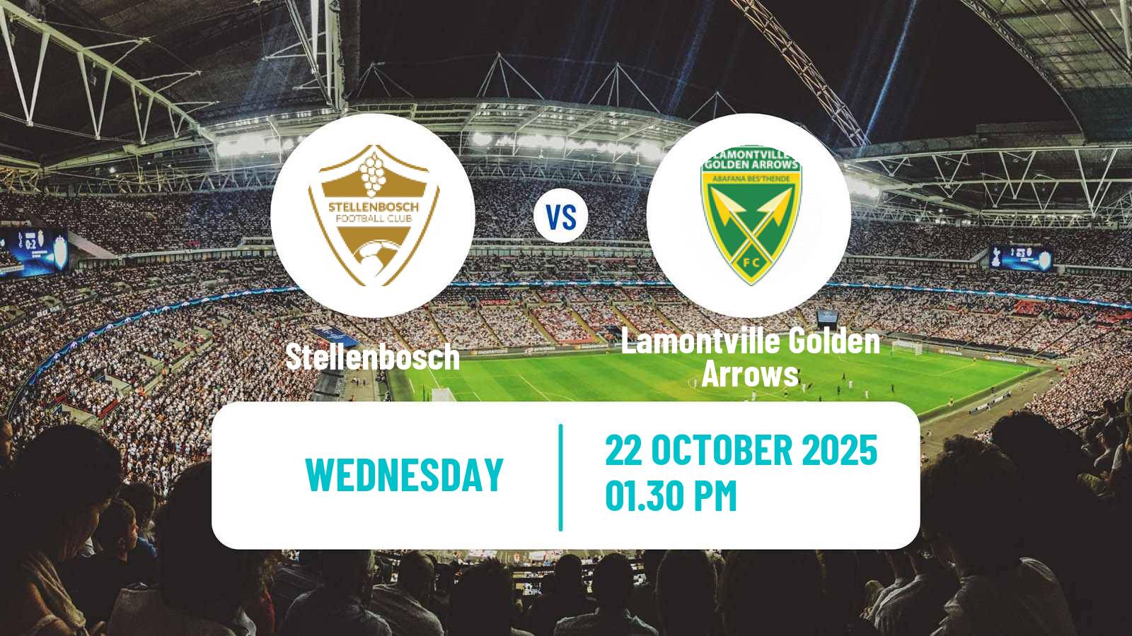 Football South African Premier Soccer League Stellenbosch - Lamontville Golden Arrows
