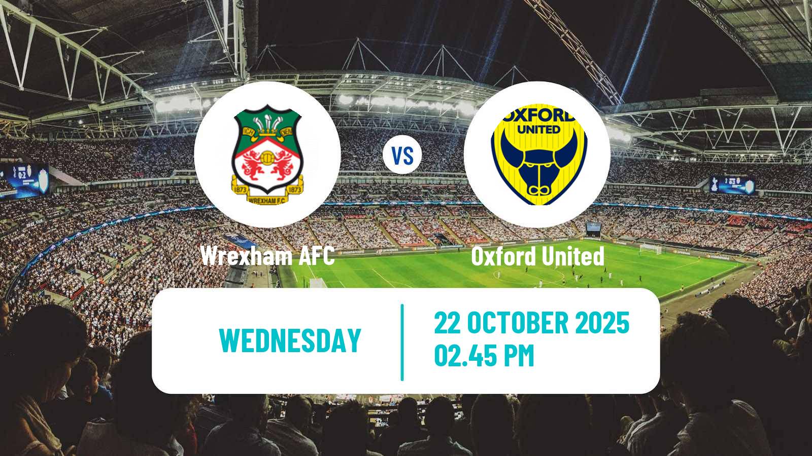Football English League Championship Wrexham - Oxford United