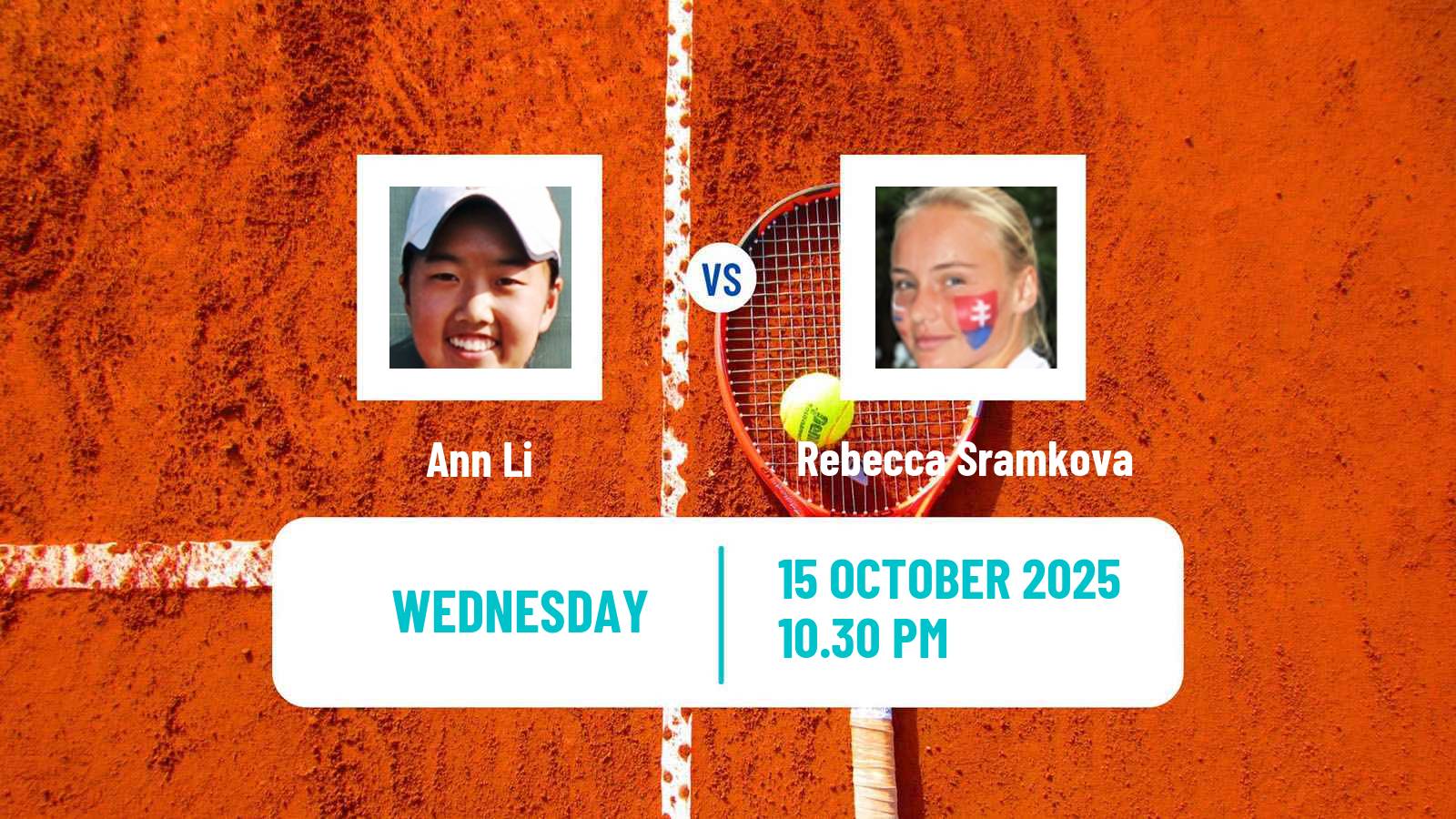 Tennis WTA Osaka Ann Li - Rebecca Sramkova