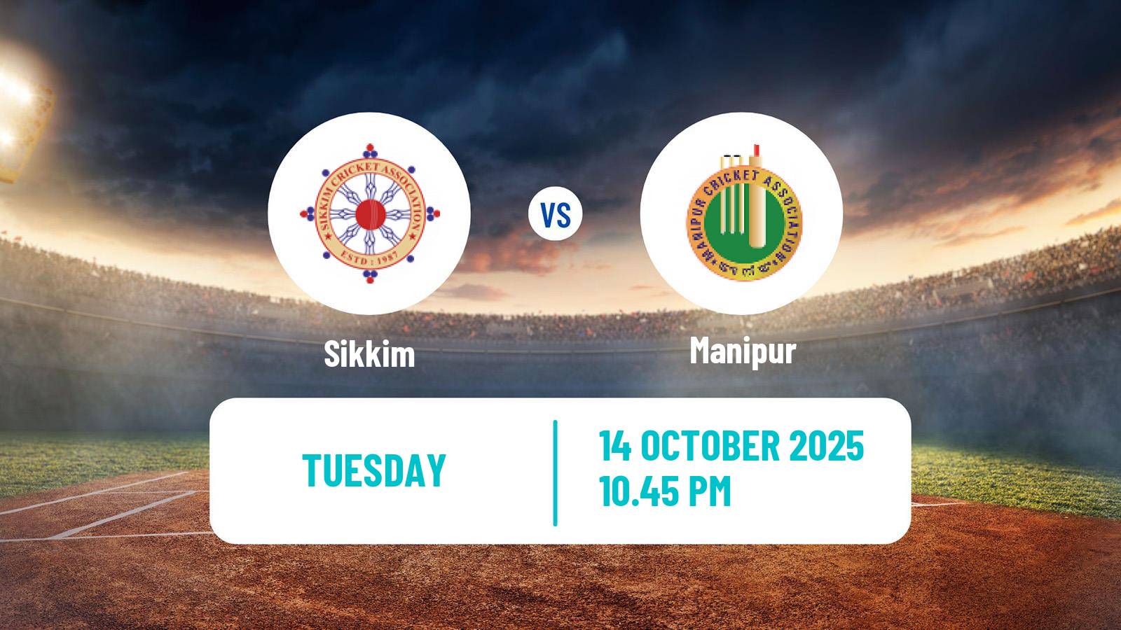 Cricket Ranji Trophy Sikkim - Manipur