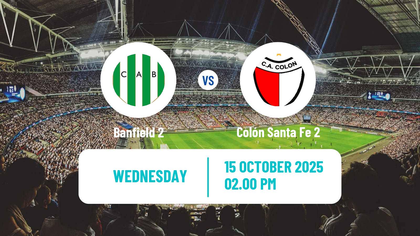 Football Argentinian Reserve League Banfield 2 - Colón Santa Fe 2