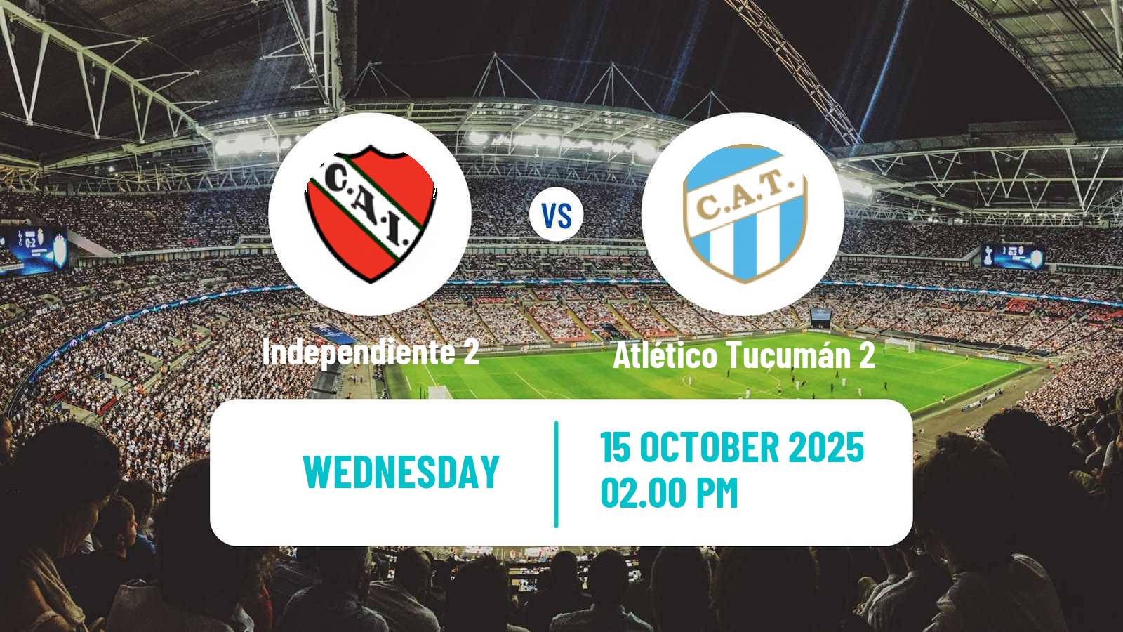 Football Argentinian Reserve League Independiente 2 - Atlético Tucumán 2