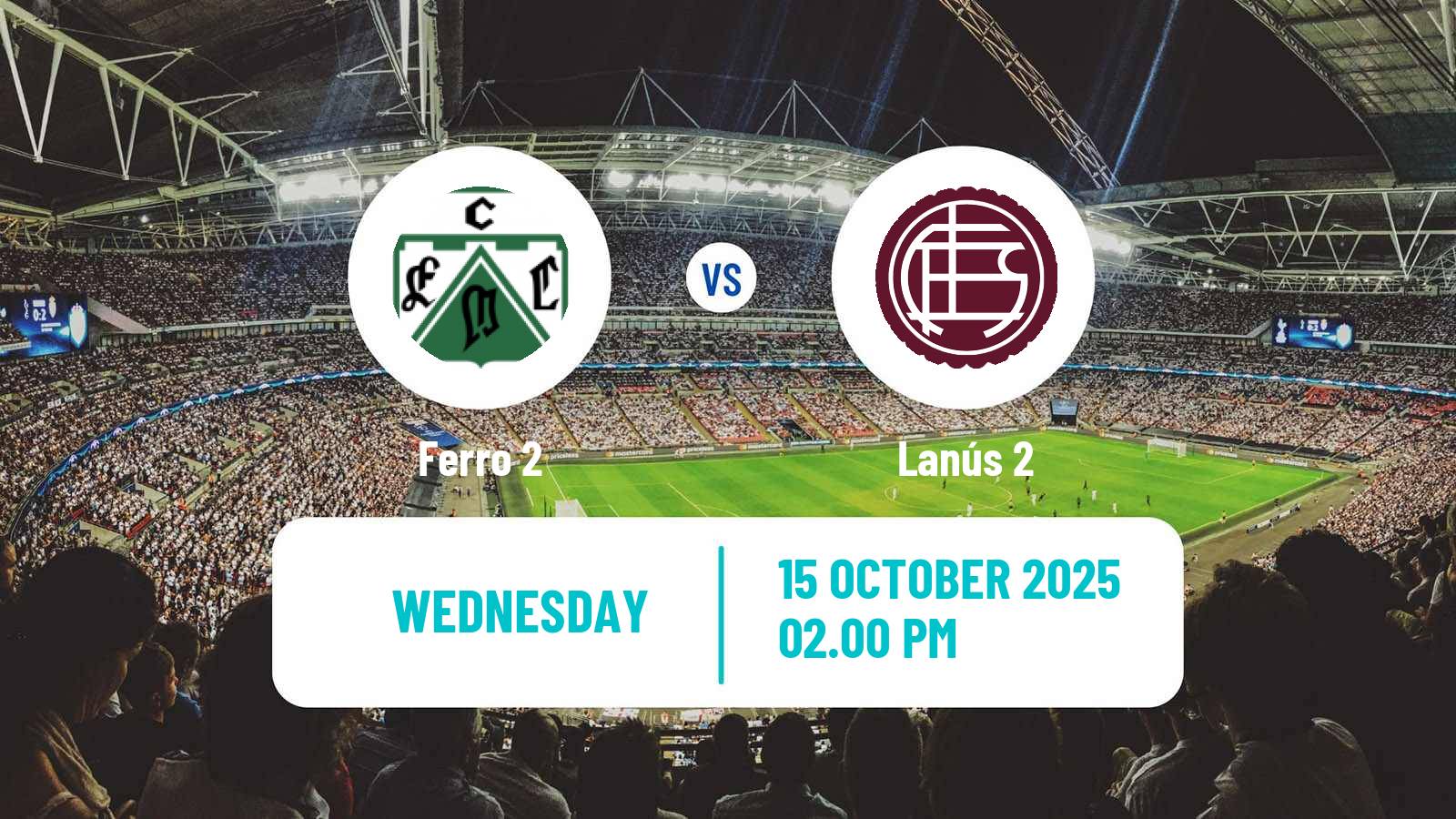 Football Argentinian Reserve League Ferro 2 - Lanús 2
