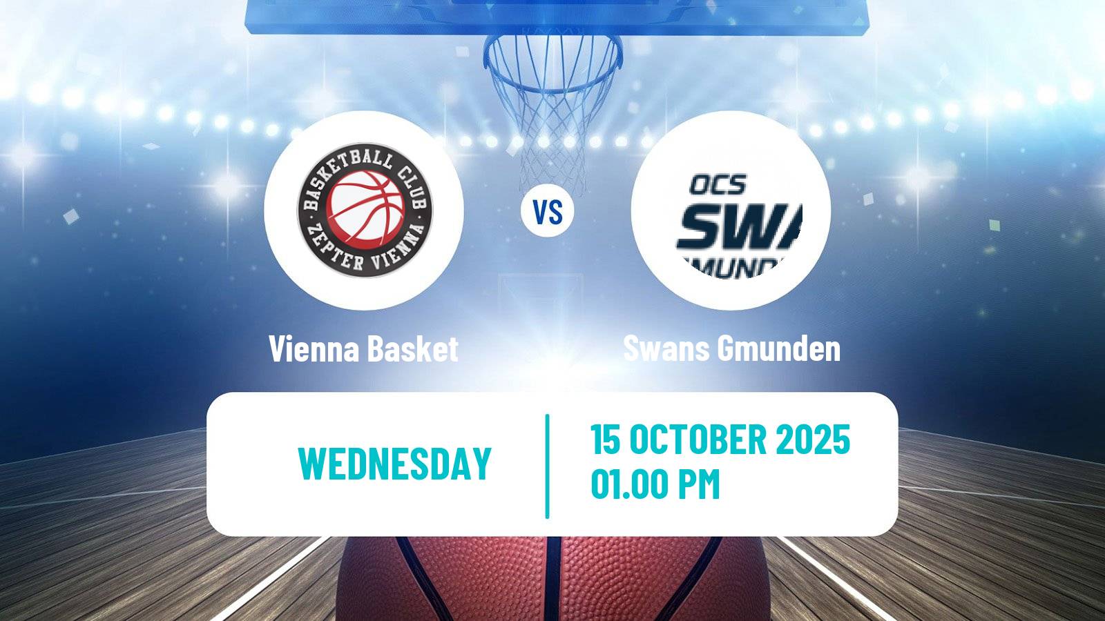 Basketball Austrian Superliga Basketball Vienna Basket - Swans Gmunden