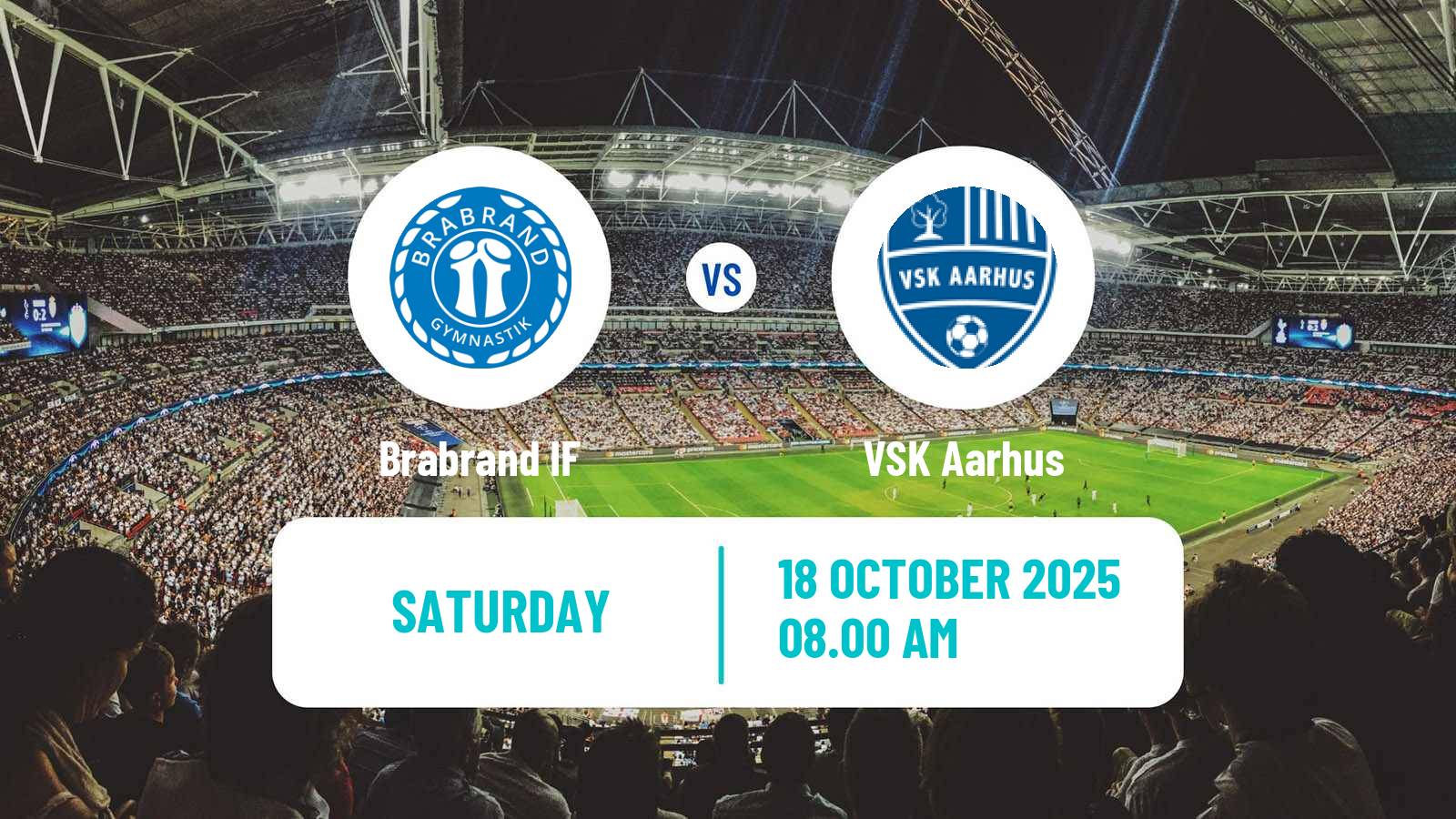 Football Danish 2 Division Brabrand - VSK Aarhus