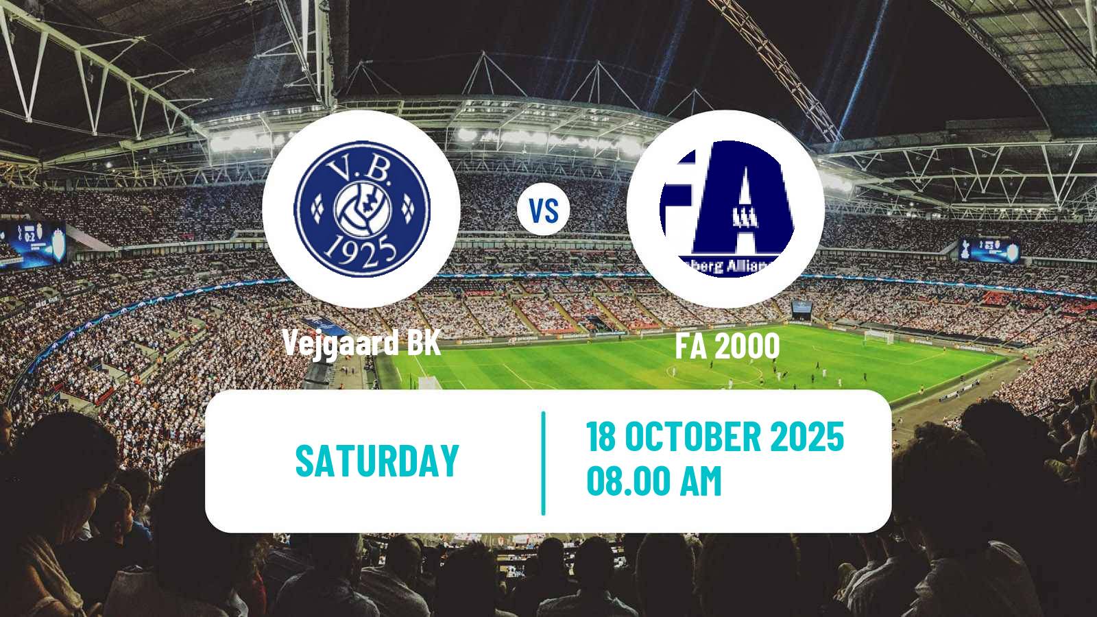 Football Danish 3 Division Vejgaard - FA 2000