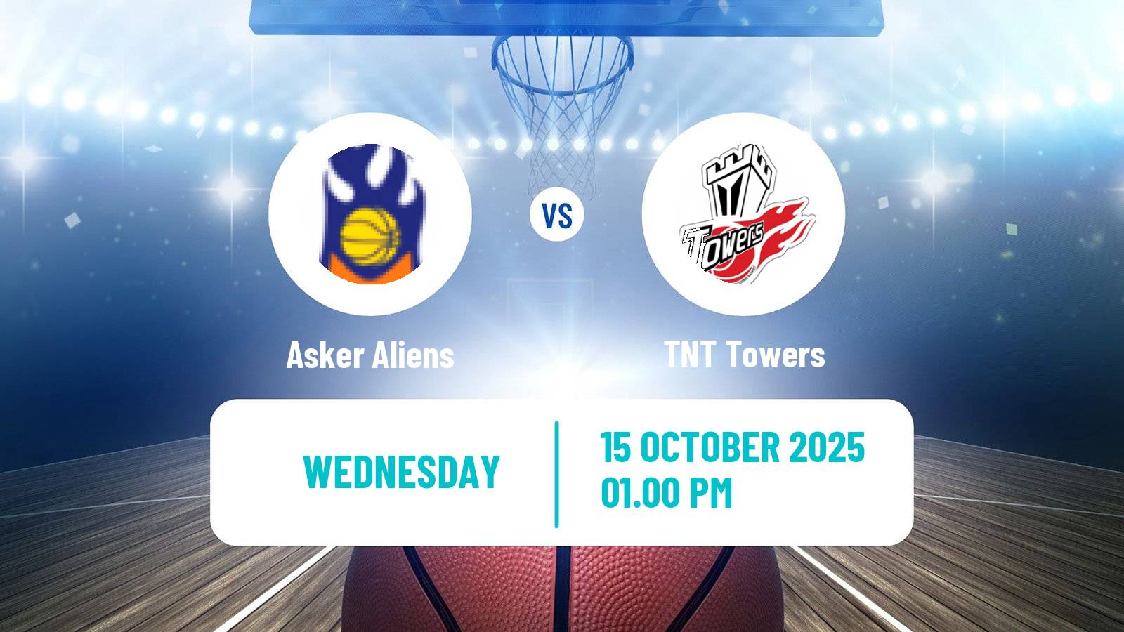 Basketball Norwegian BLNO Asker Aliens - TNT Towers