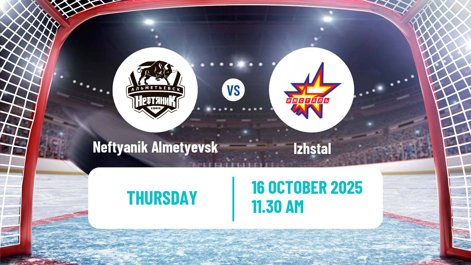 Hockey VHL Neftyanik Almetyevsk - Izhstal