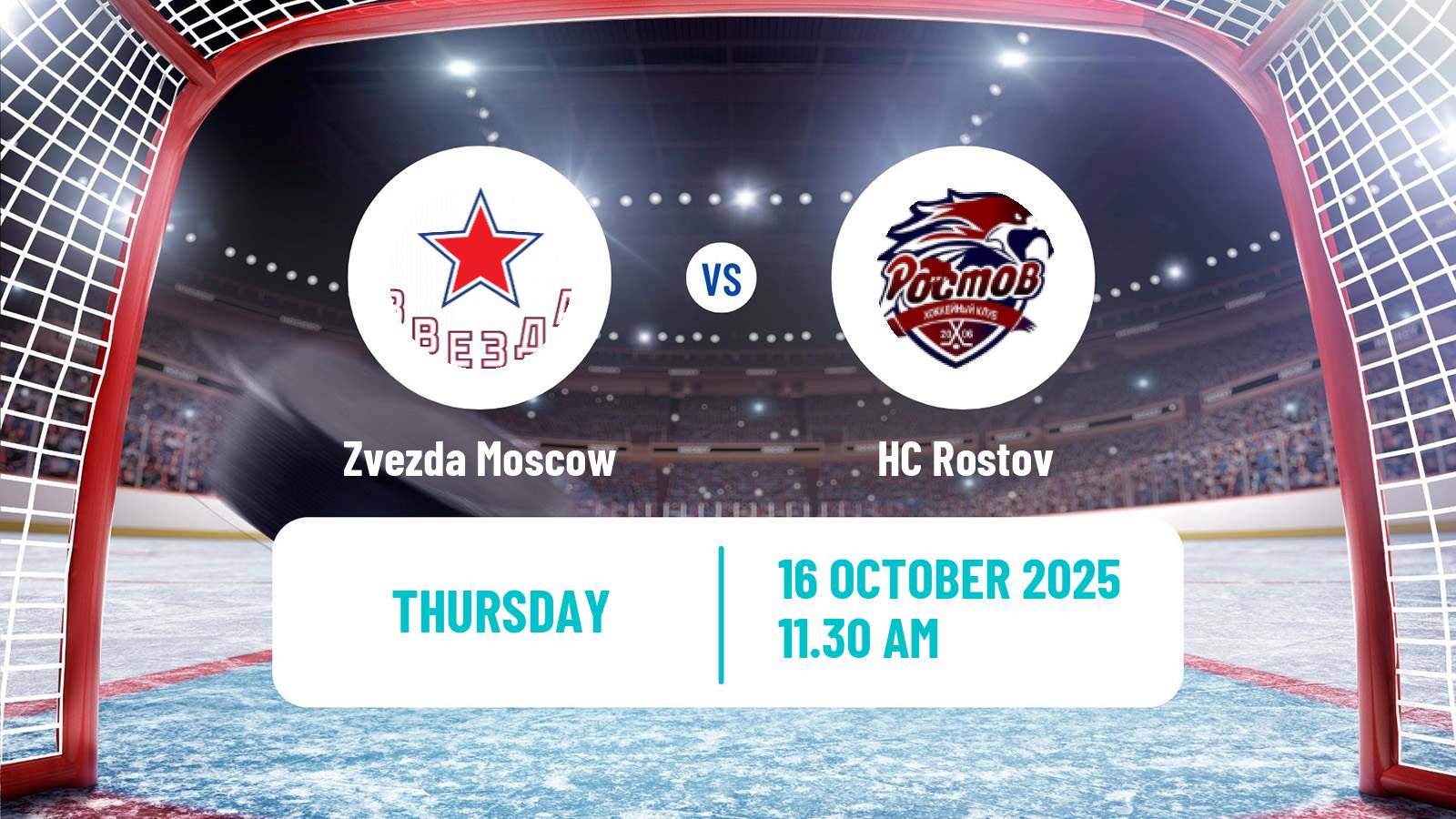 Hockey VHL Zvezda Moscow - Rostov