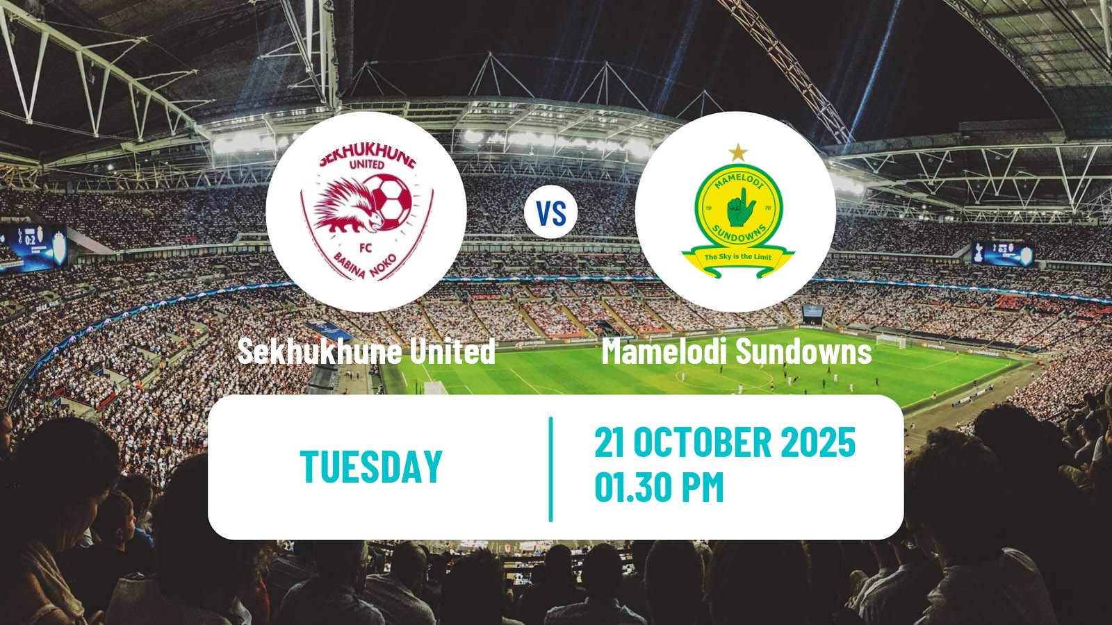 Football South African Premier Soccer League Sekhukhune United - Mamelodi Sundowns