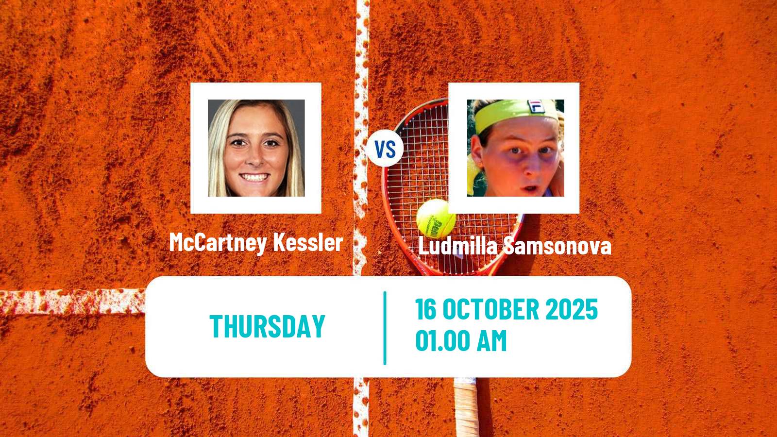 Tennis WTA Ningbo McCartney Kessler - Ludmilla Samsonova