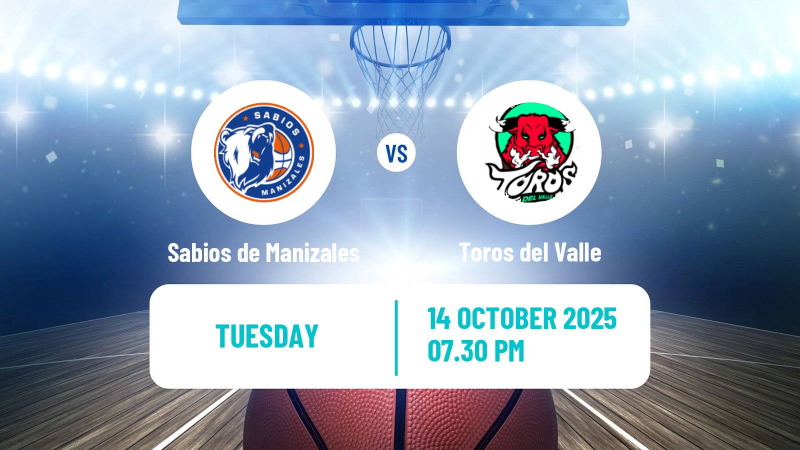 Basketball Colombian LBP Basketball Sabios de Manizales - Toros del Valle